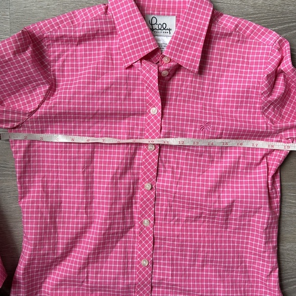 Lilly pullitzer cotton button down shirt 6P - Picture 8 of 9